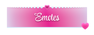 Emotes Panel from Be Mine Panels Theme.